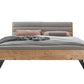 Rahmenbett Bett +180x200cm +Kopfteil gepolstert
