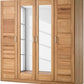 Kleiderschrank +versch. Breiten +Spiegel +Massivholz Front