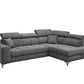 Sofa Couch + Elektrische Sitztiefe + Stauraum Groß + Kopfteile verstellbar