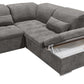 Wohnlandschaft Sofa Couch +Bettfunktion +Stauraum  +Kopfteilverstellung +versch. Farben