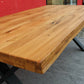 Esstisch + Massivholz Eiche 180cm bis 300cm + Baumkante + NEU auf LAGER