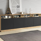 Sideboard Kommode Vitrine + Einlegebodenkanten