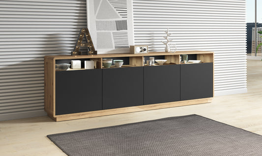 Sideboard Kommode Vitrine + Einlegebodenkanten