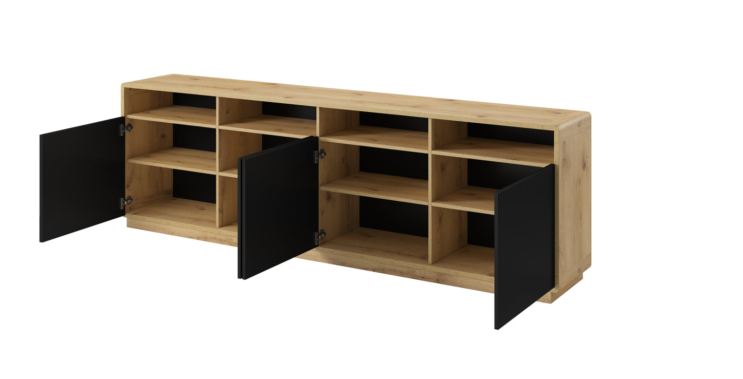 Sideboard Kommode Vitrine + Einlegebodenkanten
