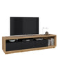 Wohnwand Set + Holz Optik + Schubladen + Ablagefläche