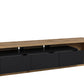 Wohnwand Set + Holz Optik + Schubladen + Ablagefläche