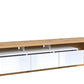 Wohnwand Set + Holz Optik + Schubladen + Ablagefläche