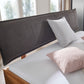 Rahmenbett Wildeiche massiv  180x200 cm