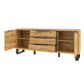Kommode Sideboard Vitrine + Schubladen + Ablagefläche