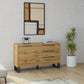 Kommode Sideboard Vitrine + Schubladen + Ablagefläche