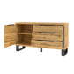 Kommode Sideboard Vitrine + Schubladen + Ablagefläche