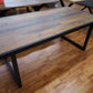 Esstisch Tisch + Holz Optik + Metall Rahmen + NEU auf Lager