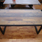Esstisch Tisch + Holz Optik + Metall Rahmen + NEU auf Lager