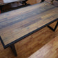 Esstisch Tisch + Holz Optik + Metall Rahmen + NEU auf Lager