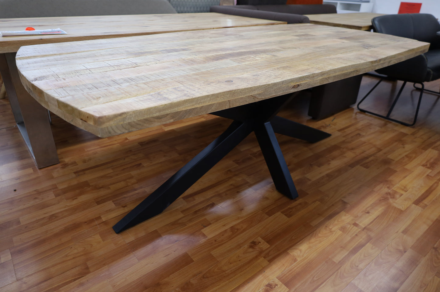 Esstisch Tisch + MASSIVHOLZ MANGO + Spider Gestell +NEU auf Lager