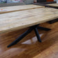 Esstisch Tisch + MASSIVHOLZ MANGO + Spider Gestell +NEU auf Lager
