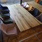 Esstisch Tisch +Massivholz Eiche VOLL 4cm +Baumkante +Epoxidharz