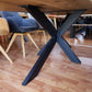 Esstisch Tisch +Massivholz Eiche VOLL 4cm +Baumkante +Epoxidharz