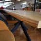 Esstisch Tisch +Massivholz Eiche VOLL 4cm +Baumkante +Epoxidharz