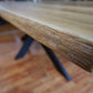 Esstisch Tisch +Massivholz Eiche VOLL 4cm +Baumkante +Epoxidharz