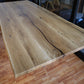 Esstisch Tisch +Massivholz Eiche VOLL 4cm +Baumkante +Epoxidharz