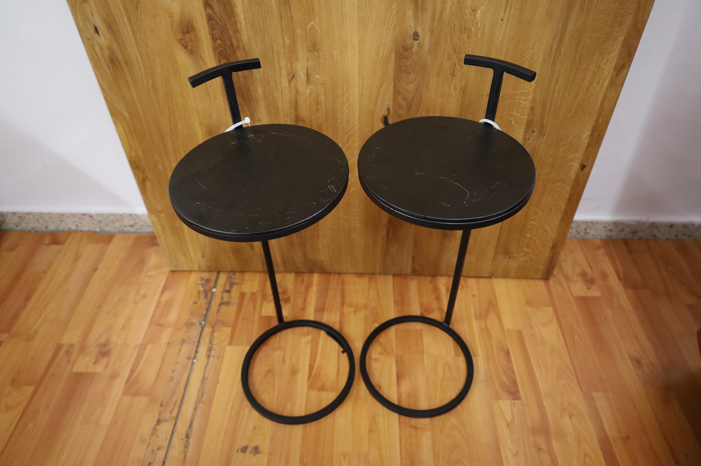 Beistelltisch Tisch Sofa-Tisch + Metall + Griff + 2er - Set