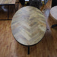 Esstisch Tisch MANGO + Metall Gestell 210x100 cm