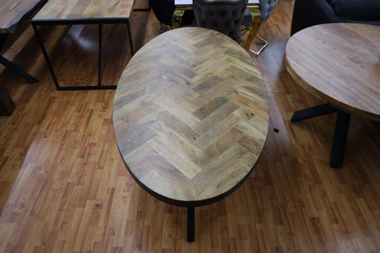 Esstisch Tisch MANGO + Metall Gestell 210x100 cm