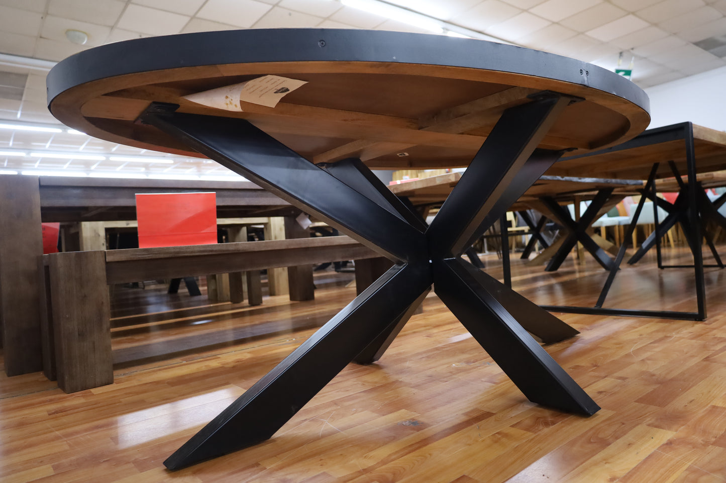 Esstisch Tisch MANGO + Metall Gestell 210x100 cm