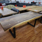 Esstisch Tisch + Suar Holz +Baumscheibe + EINZELSTÜCK