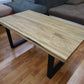 Couchtisch Tisch + Massivholz Eiche + Ablage + Neu auf Lager