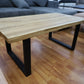Couchtisch Tisch + Massivholz Eiche + Ablage + Neu auf Lager