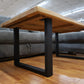 Couchtisch Tisch + Massivholz Eiche + Ablage + Neu auf Lager