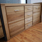Kommode Vitrine + Front Massivholz Buche