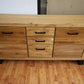 Kommode Vitrine +Front Massivholz +Soft Close +Neu auf Lager