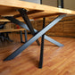 Esstisch Tisch + Massivholz Eiche +Spider Gestell