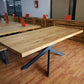 Esstisch Tisch + Massivholz Eiche +Spider Gestell