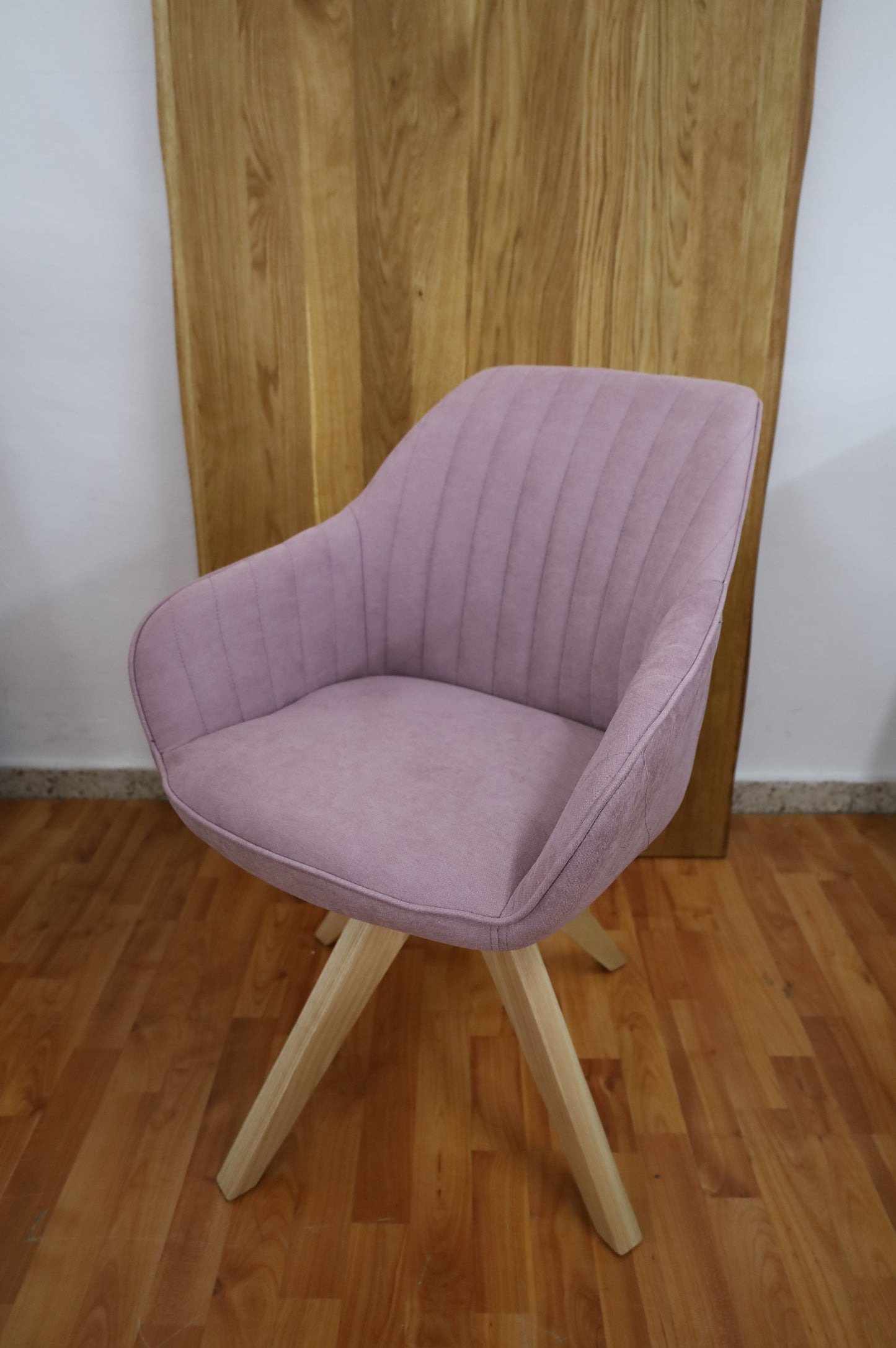 Esszimmerstuhl Stuhl + Massivholz Gestell + 360° drehbar