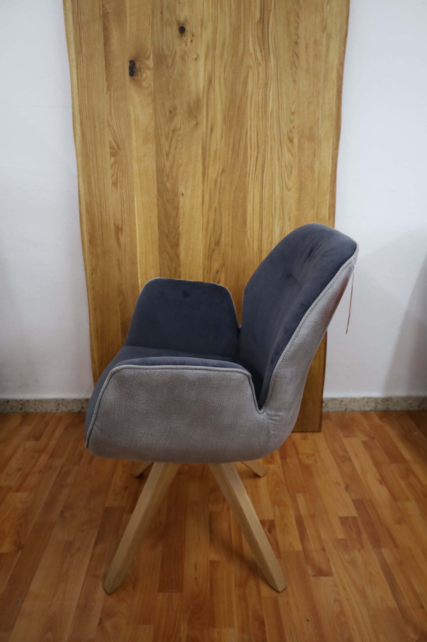 Esszimmerstuhl Stuhl + Massivholz Gestell+ 360° drehbar