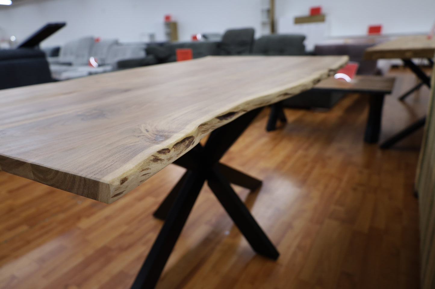 Esstisch Tisch + Massivholz Akazie VOLL HOLZ 2,5 cm