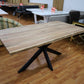 Esstisch Tisch + Massivholz Akazie + VOLL HOLZ 4cm