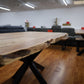 Esstisch Tisch + Massivholz Akazie + VOLL HOLZ 4cm