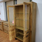 Doppelvitrine Vitrine +Soft Close + Front Massivholz Eiche