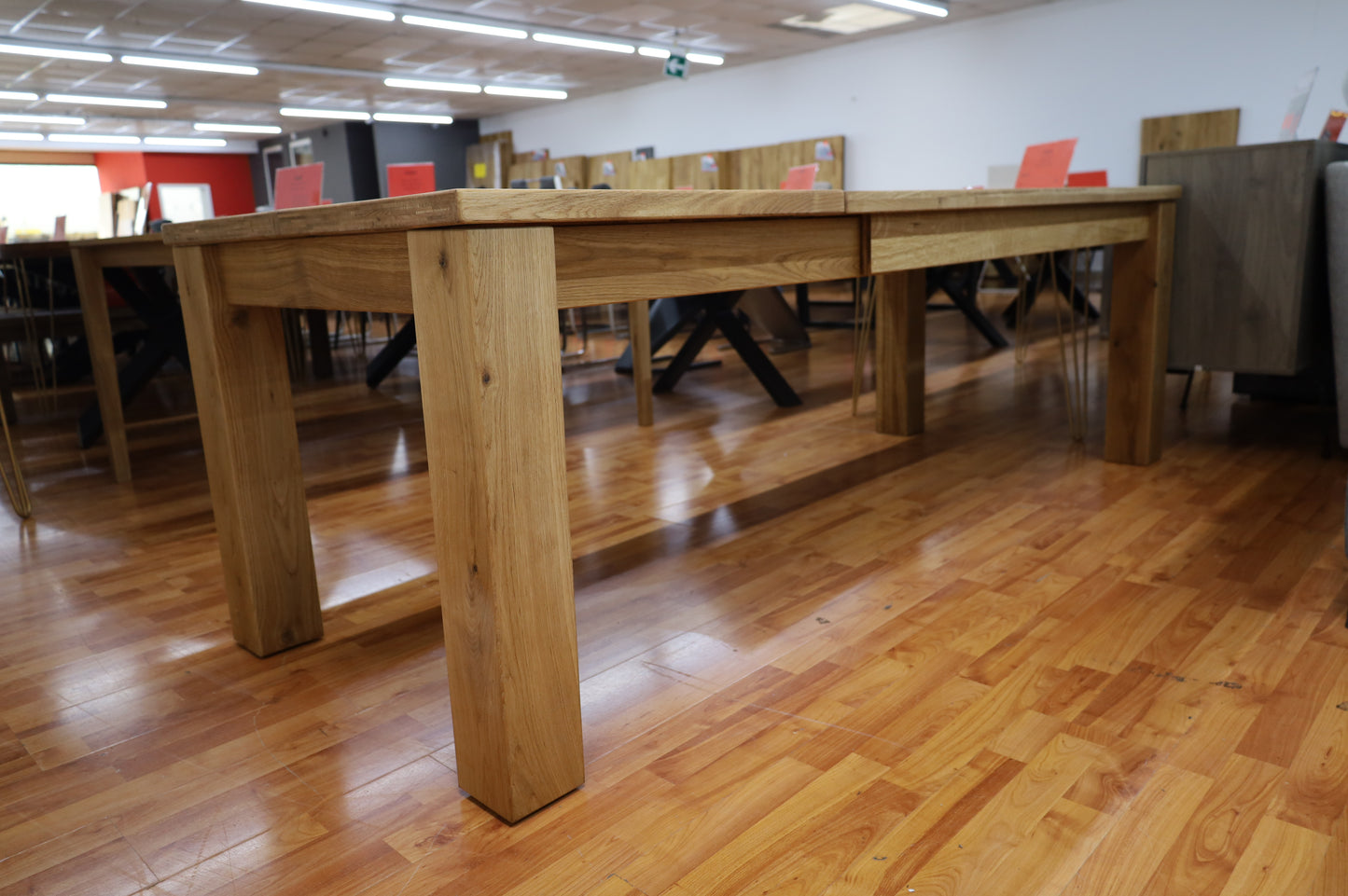 Esstisch Tisch + Massivholz Eiche + Ausziehbar
