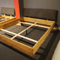 Rahmenbett Bett Boxspringbett  Wildeiche massiv