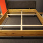 Rahmenbett Bett Boxspringbett  Wildeiche massiv