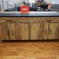 Kommode Vitrine Sideboard + Holz Optik + Soft Close