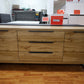 Kommode Vitrine Sideboard + Holz Optik + Schubladen
