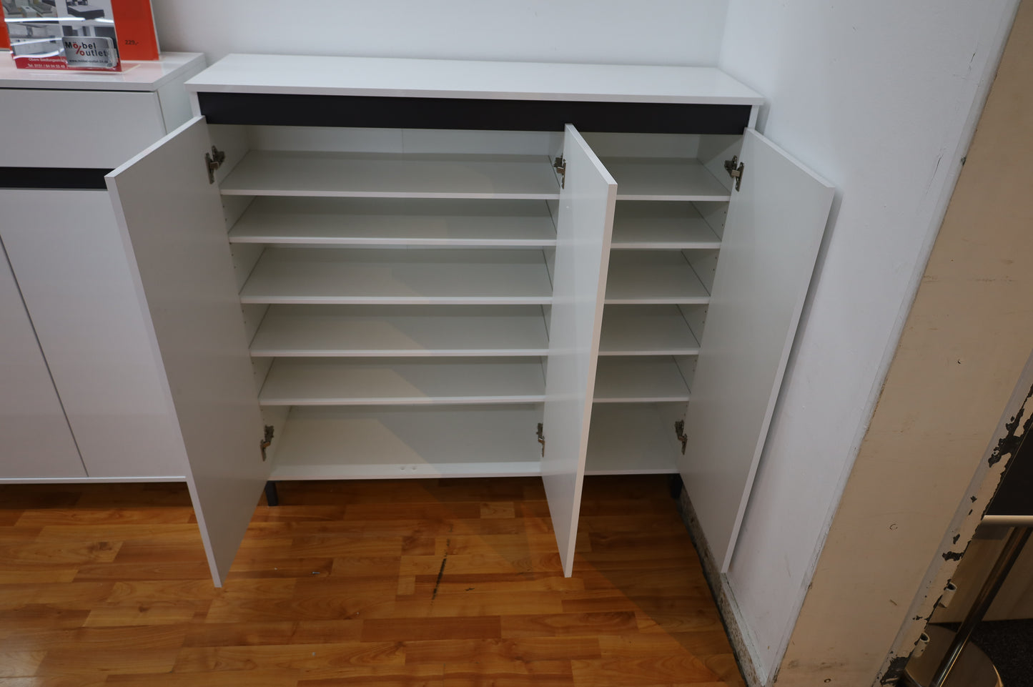 Schuhschrank kommode + Hochglanz + Fachböden