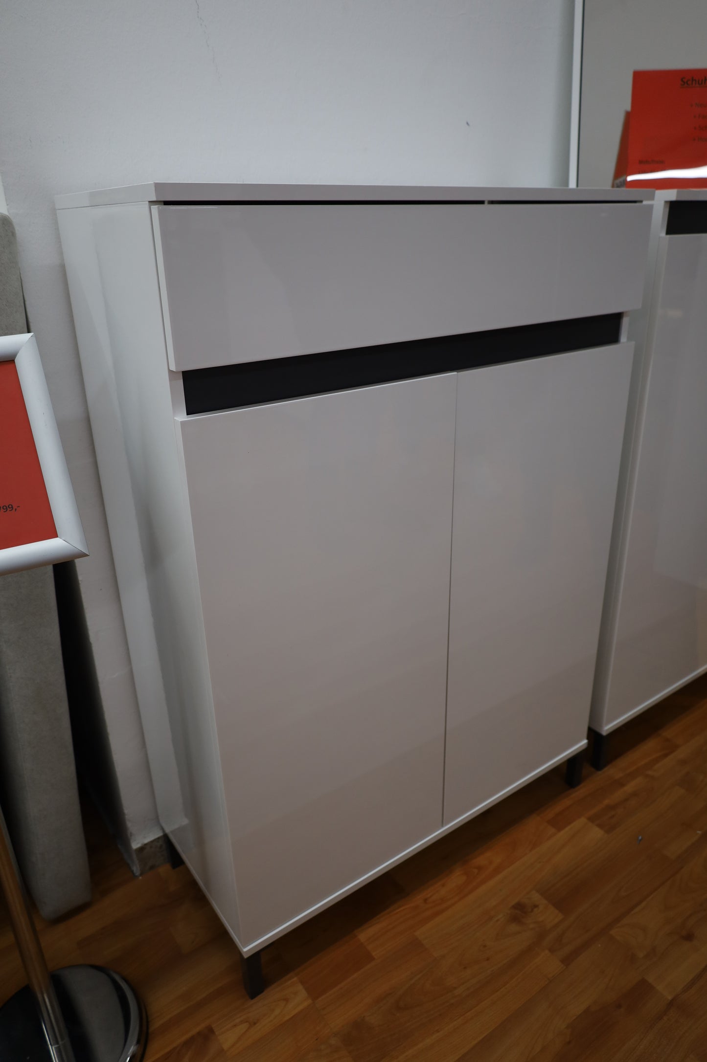 Schuhschrank kommode + Hochglanz + Schublade + Fachböden